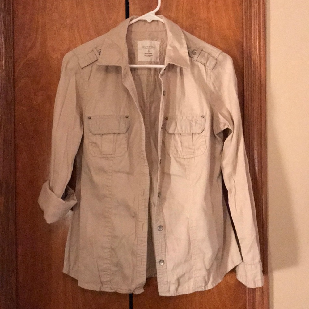Women’s, Small, Tan Utility Jacket